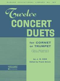 Cox Js: Twelve Concert Duets Cornet/tr