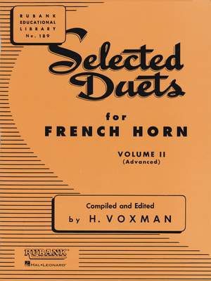 Voxman, H: Selected Duets Horn 2