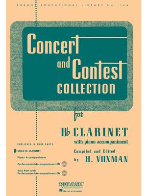 Voxman H: Concert And Contest Coll Clari