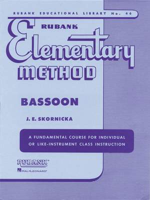 Skornicka Je: Elementary Method Bassoon