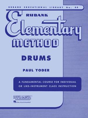 Yoder P: Elementary Method Drums
