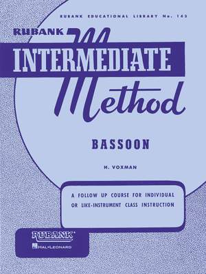 Voxman, H: Intermediate Method Bassoon