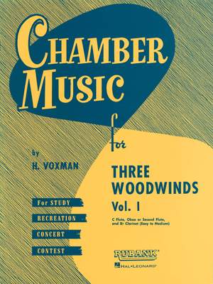Chamber Music For Three Woodwinds Vol1