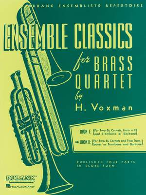 Ensemble Classics For Brass Quartet Vol2