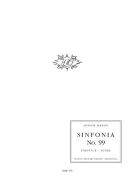 Haydn, J: Symphony No. 99 E flat major Hob. I:99 Hob. I:99