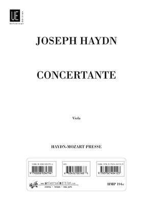 Haydn, J: Sinfonia Concertante Hob. I:105