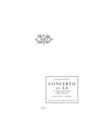 Haydn, J: Concerto "Melker Konzert" Hob. Vlla:3