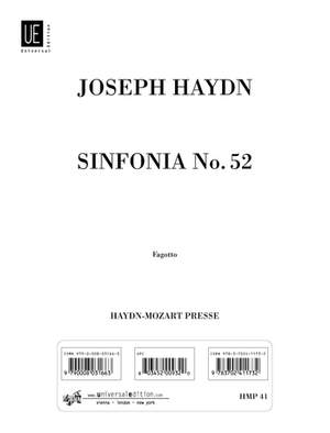 Haydn, J: Symphony No. 52 Hob. I:52