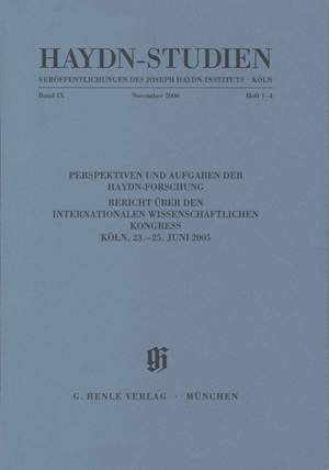 Various Artists: Haydn Studies Vol 9 1-4