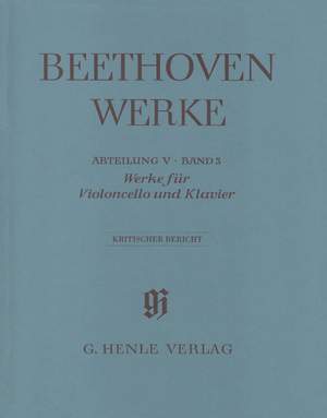 Beethoven, L v: Works for Cello and Piano
