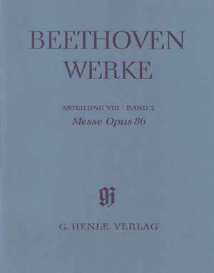 Beethoven, L v: Mass C major op. 86