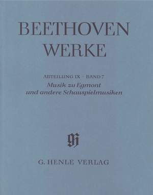 Beethoven, L v: Music to Egmont and other incidental music