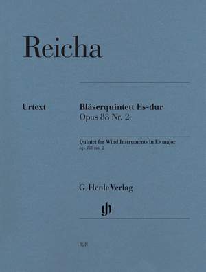 Reicha, A J: Quintet for Wind Instruments op. 88/2