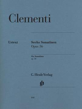 Clementi, M: Sechs Sonatinen op. 36