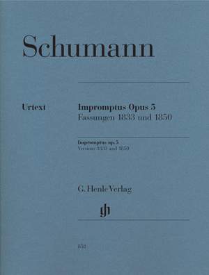 Schumann, R: Impromptus op. 5