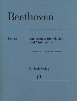 Beethoven, L v: Variations for Piano and Violoncello