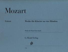 Mozart, W A: Werke für Klavier zu vier Händen