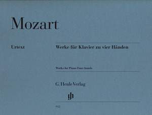 Mozart, W A: Werke für Klavier zu vier Händen
