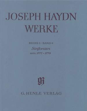 Haydn, F J: Sinfonias about 1777-1779