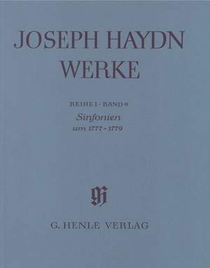 Haydn, J: Sinfonias about 1777-1779