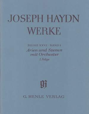 Haydn, F J: Arias and Scenes with Orchestra 1. Series