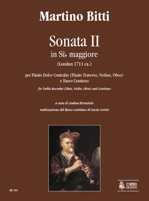 Bitti, M: Sonata II in B flat major (London c.1711)