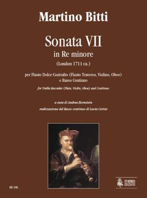 Bitti, M: Sonata VII in D minor (London c.1711)