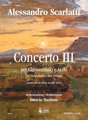 Scarlatti, A: Concerto III (London, British Library, ms. Add. 32431)