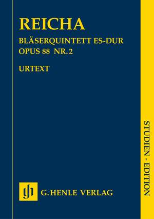 Reicha, A J: Bläserquintett E major op. 88/2