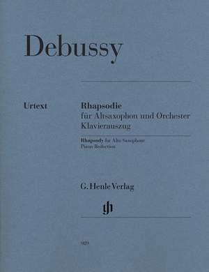Debussy, C: Rhapsody for Alto Saxophone and Orchestra