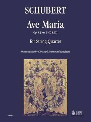 Schubert, F: Ave Maria op.52/6 D839