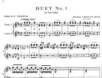 Bach, J C: Six Duets Volume 1 Product Image