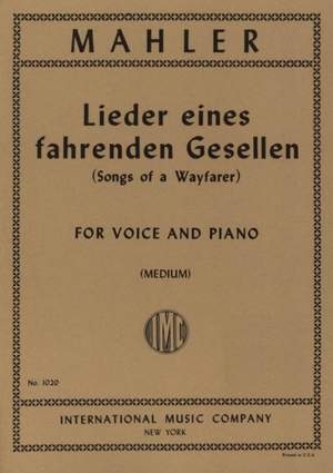 Mahler, G: Lieder eines fahrenden Gesellen (medium voice)
