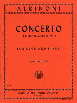 Albinoni, T: Concerto in D minor D minor Op.9 No.2