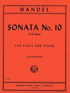 Handel, G F: Sonata No.10 G minor G minor