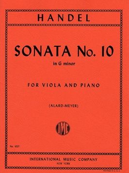 Handel, G F: Sonata No.10 G minor