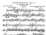 Bach, C P E: Concerto No.3 in A Major Product Image