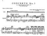 Bach, C P E: Concerto No.3 in A Major Product Image