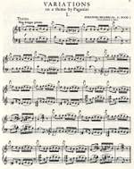 Brahms, J: 28 Variations A minor on a theme by Paganini op.35 Product Image