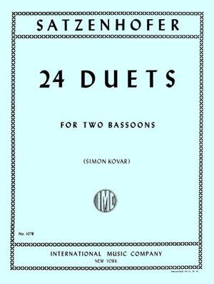 Satzenhofer, J: 24 Duets