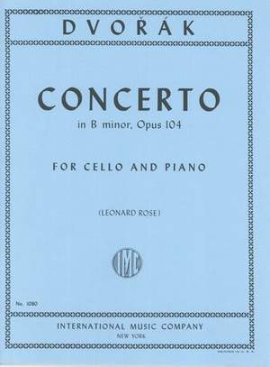 Dvořák, A: Concerto B Minor Op.104