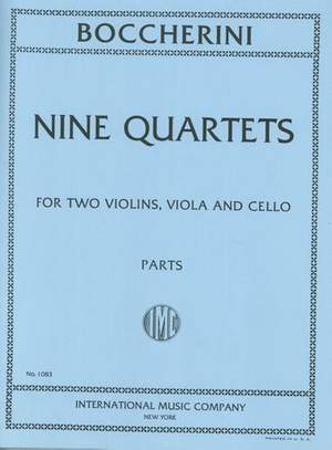 Boccherini, L: Nine Quartets