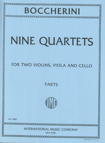 Boccherini, L: Nine Quartets