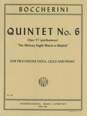 Boccherini, L: Quintet No. 6 Op.57