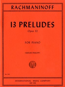 Rachmaninoff, S: 13 Preludes Op32