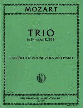 Mozart, W A: Trio Eb major KV498