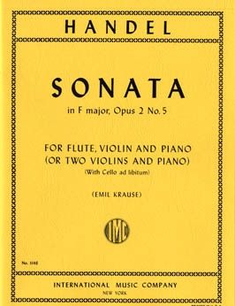 Handel, G F: Sonata F Major F major op.2/5