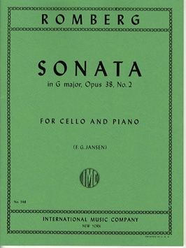 Romberg, B: Sonata G major Op.38/2