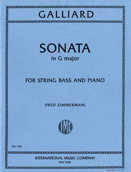 Galliard, J E: Sonata in G major