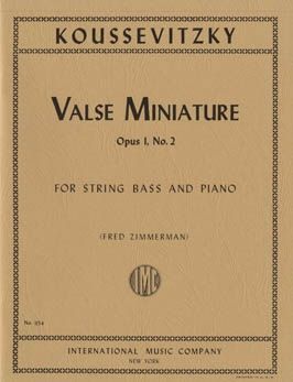 Koussevitsky, S: Valse Miniature op. 1/2
